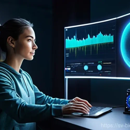 Home 26 바이오해킹을 위한 패턴 인식 기술 - **Prompt 1: The Biohacker's Insight Journey**
"A person, mid-thirties, gender-neutral, dressed i...