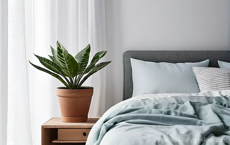 바이오해킹을 위한 심리적 안정 기법 - **Prompt:** A serene and inviting Scandinavian bedroom interior, bathed in the soft, diffused light ...