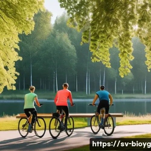 Home 32 바이오해킹을 위한 유산소 운동 기법 - A detailed scene of a Swedish urban park during early morning, featuring a diverse group of adults e...